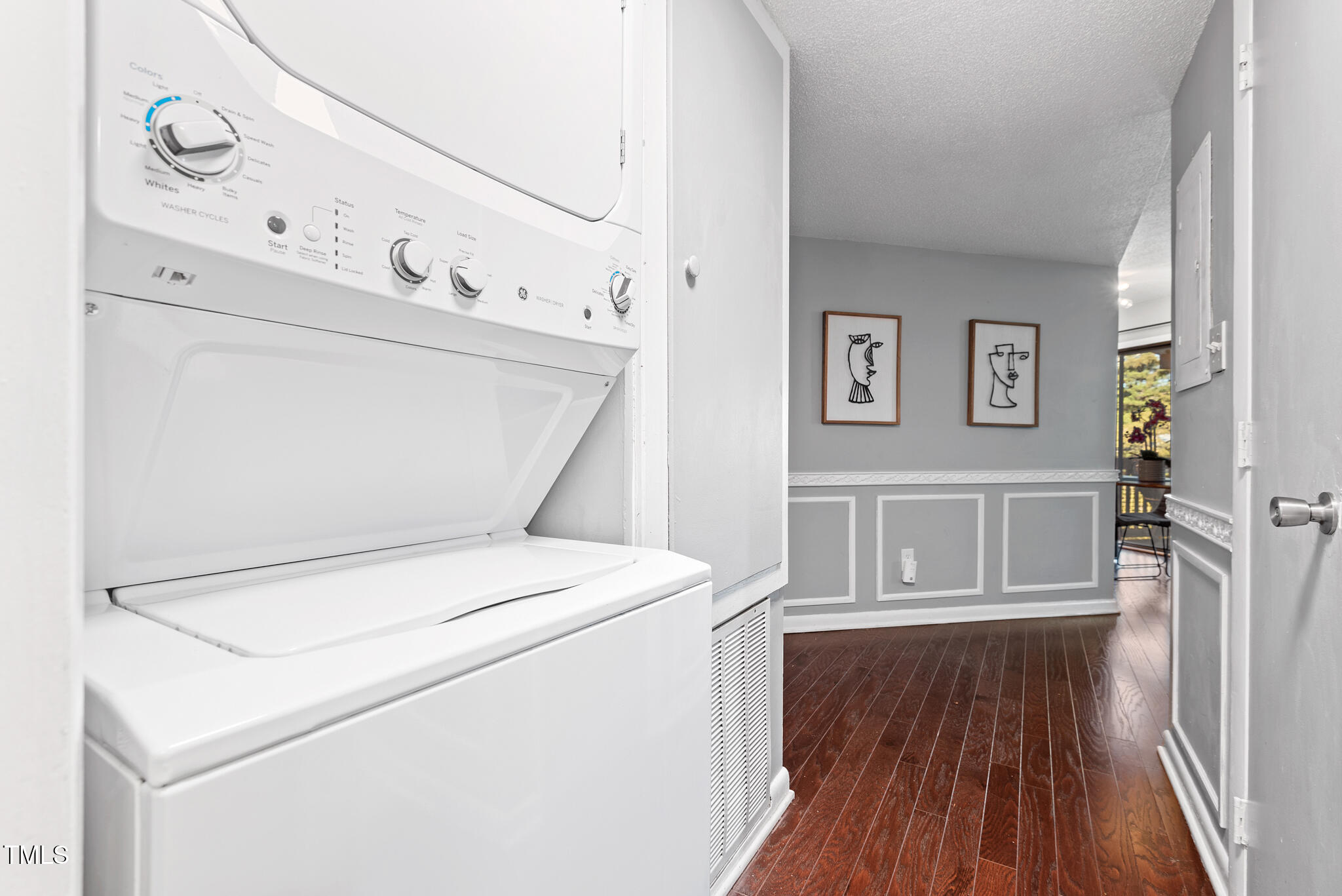 5084 Flint Ridge Place Raleigh, NC 27609 - Photo 16 of 23 a utility room with dryer and washer
