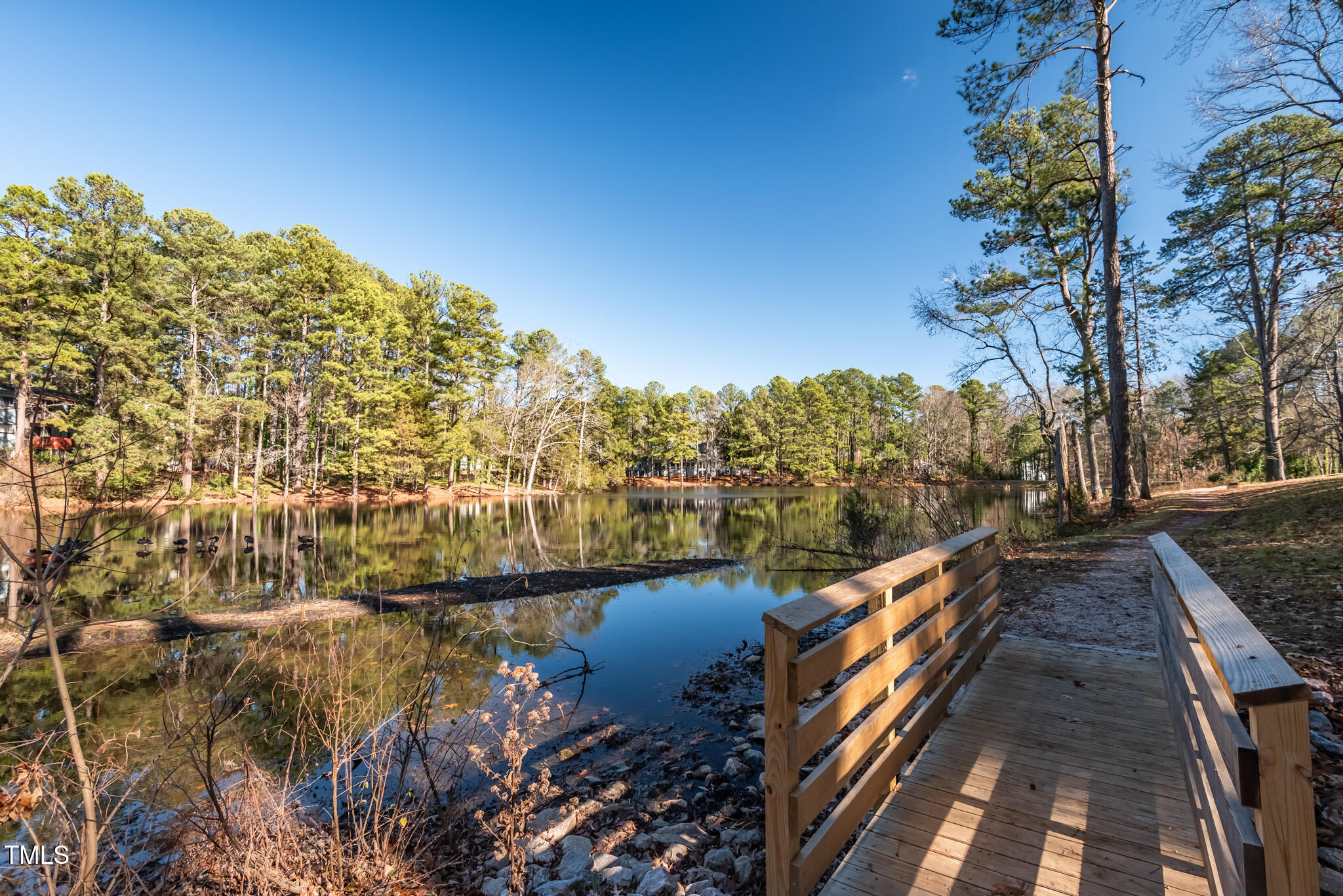 5084 Flint Ridge Place Raleigh, NC 27609 - Photo 21 of 23 a view of lake