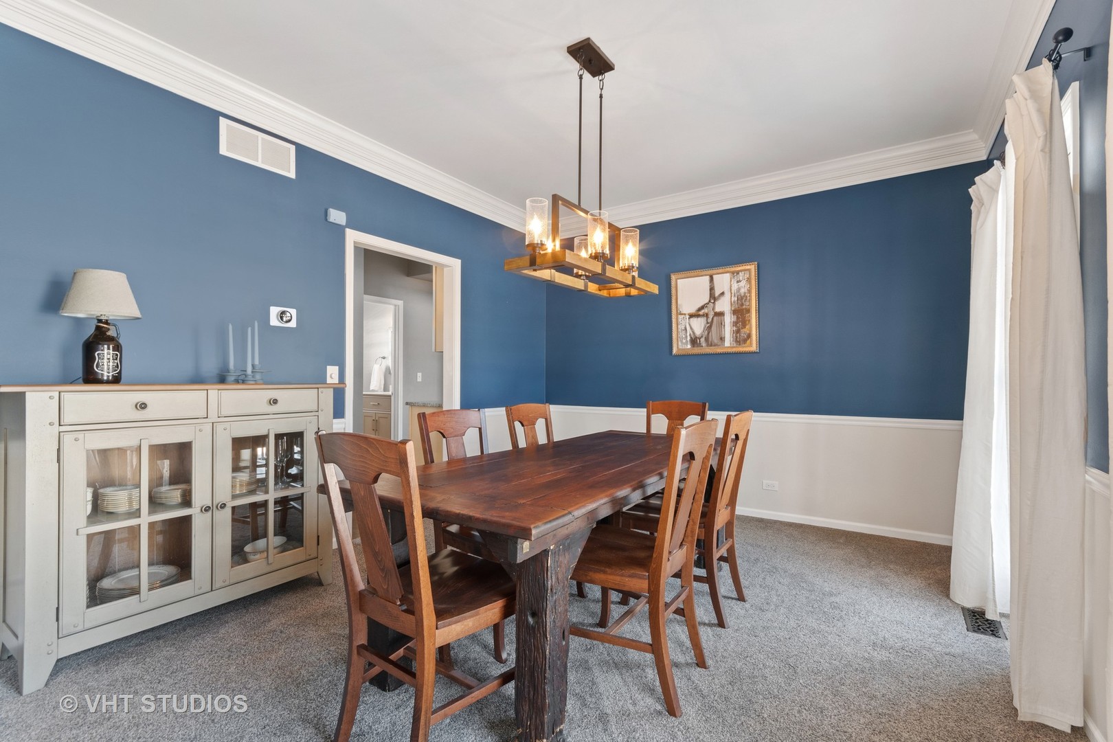 5N200 Grey Barn Road St. Charles, IL 60175 - Photo 14 of 42 a dining room with furniture a chandelier and window