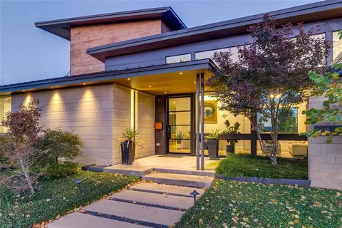 a view of a building with a outdoor space