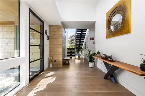 a room with gym equipment