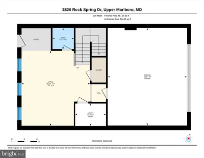 $525,000 | 3826 Rock Spring Drive, Upper Marlboro, MD 20772