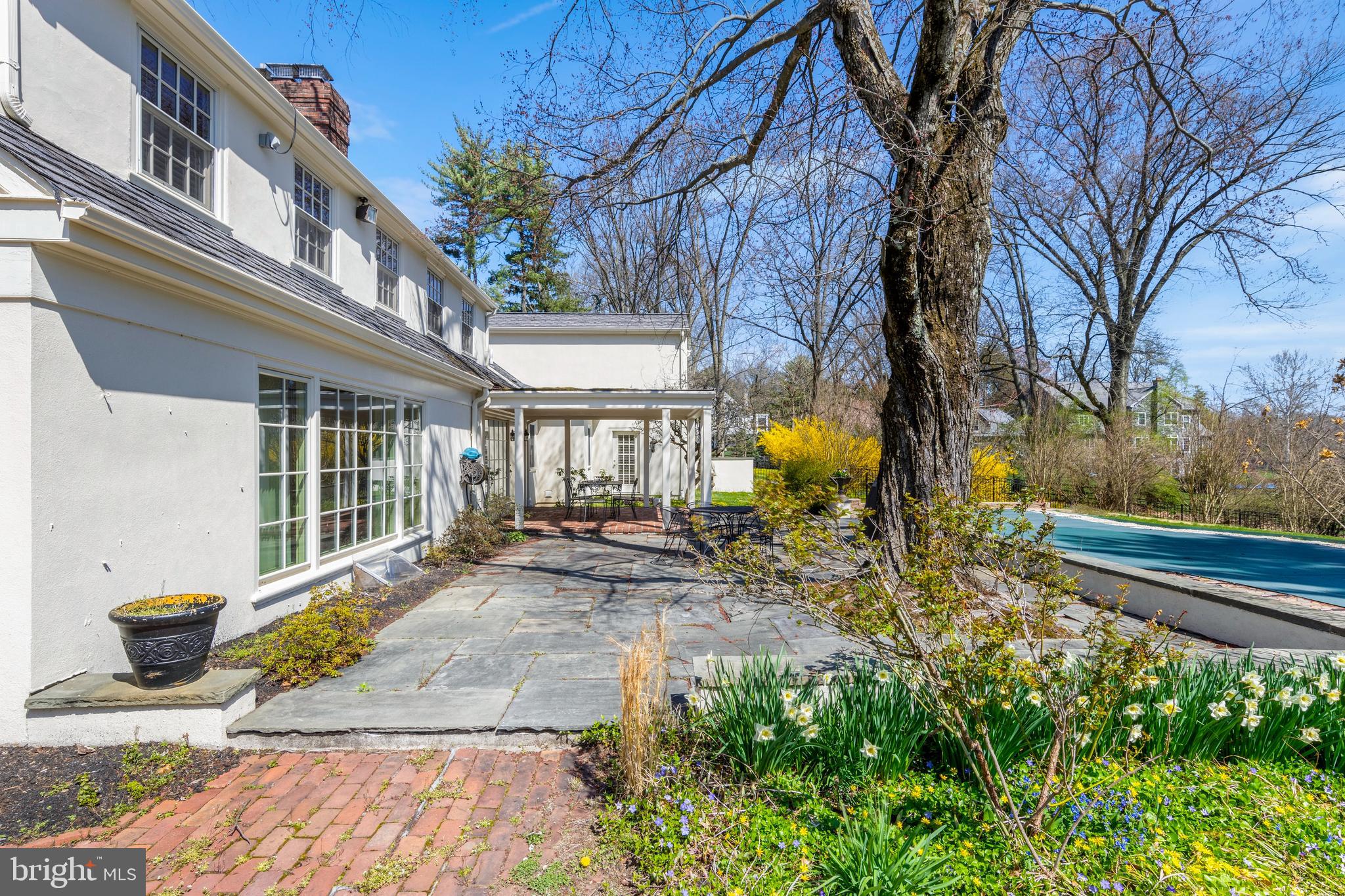 1345 Waverly Road Gladwyne, PA 19035 - Photo 40 of 51 Living Room opens to Flagstone Patio