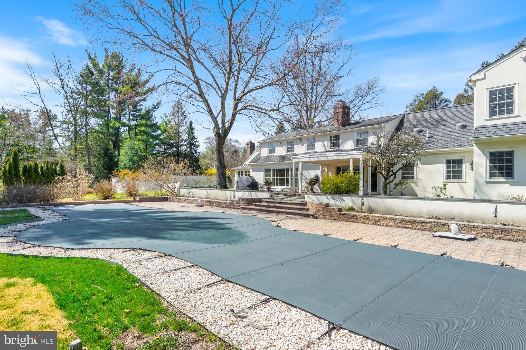1345 Waverly Road Gladwyne, PA 19035 - Photo 43 of 51 Lap pool with circular area in middle for relaxing