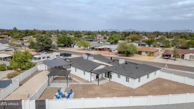 a view of a city from a terrace