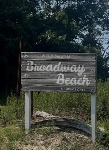 a view of a sign board