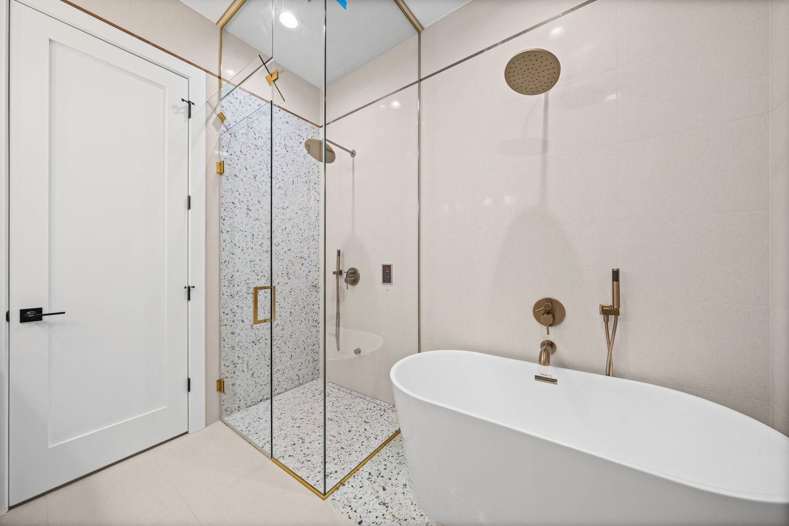 2341 West Belden Avenue, Unit 1 Chicago, IL 60647 - Photo 17 of 24 a bathroom with a shower and a sink