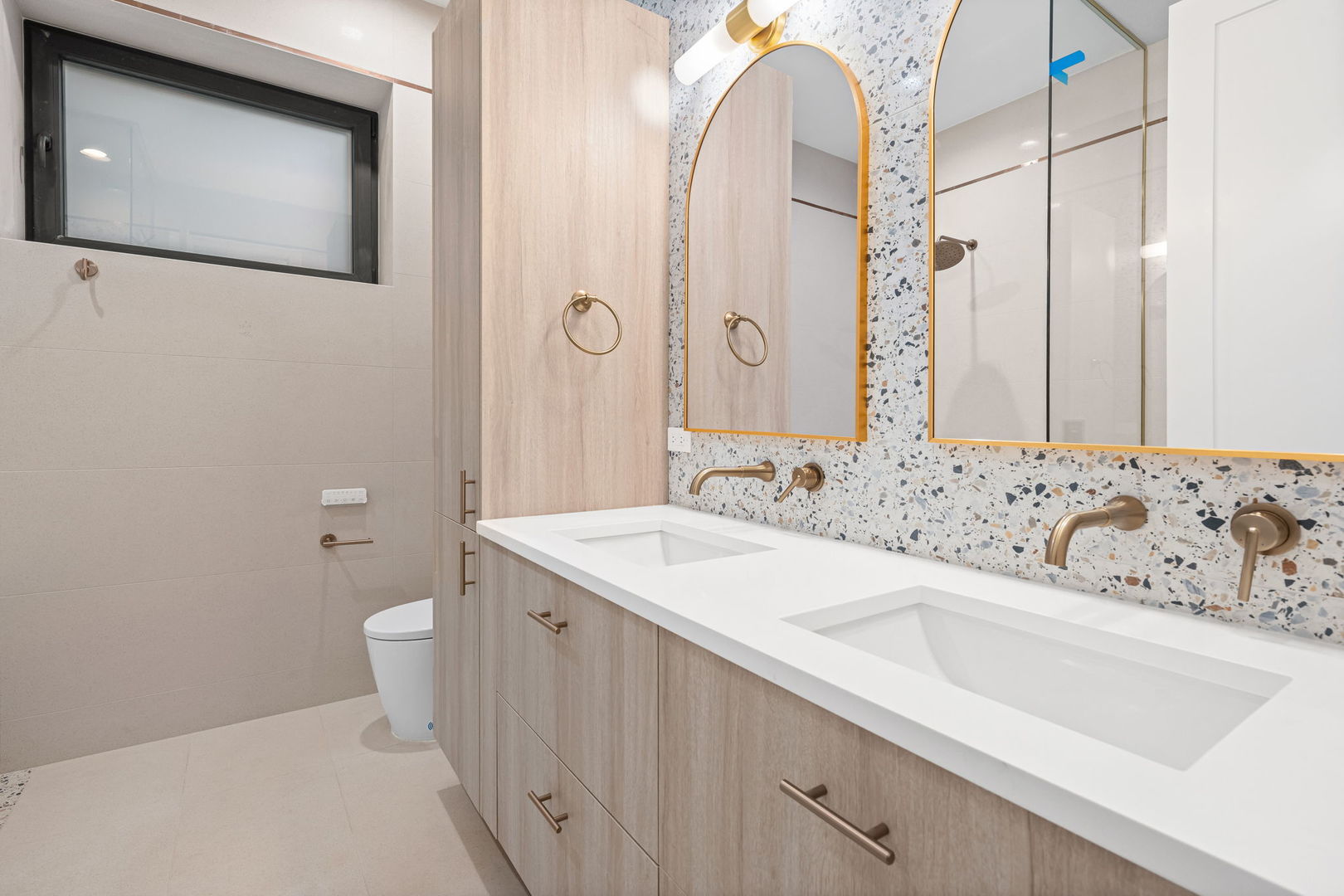 2341 West Belden Avenue, Unit 1 Chicago, IL 60647 - Photo 19 of 24 a bathroom with a sink and a mirror