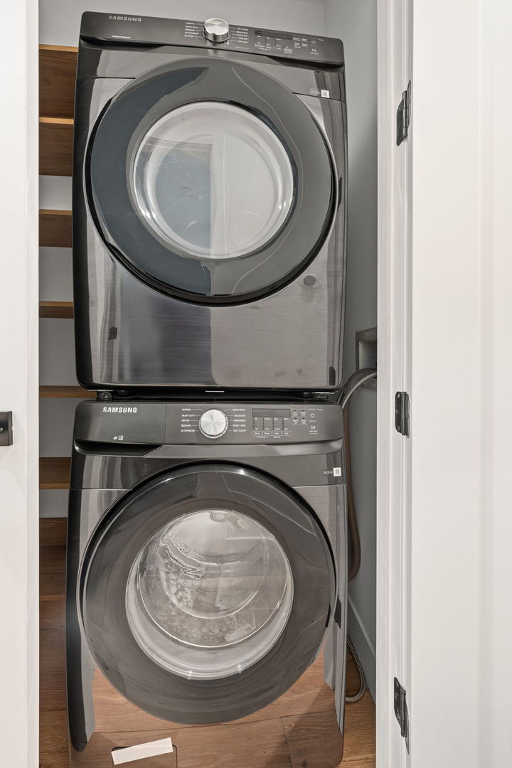 2341 West Belden Avenue, Unit 1 Chicago, IL 60647 - Photo 22 of 24 a close up view of washer and dryer