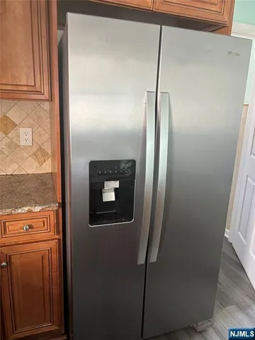 a view of a storage and utility room