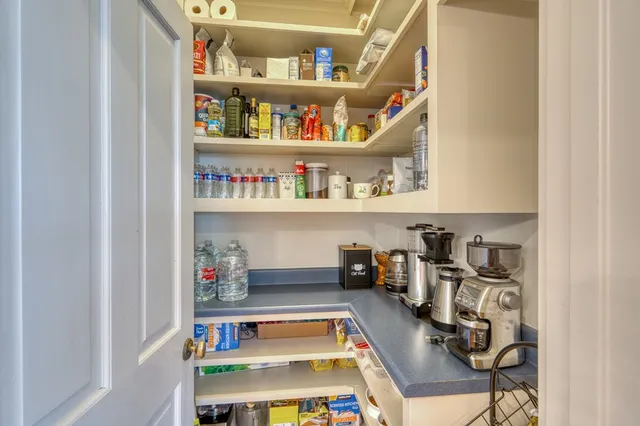 a room with storage and utility