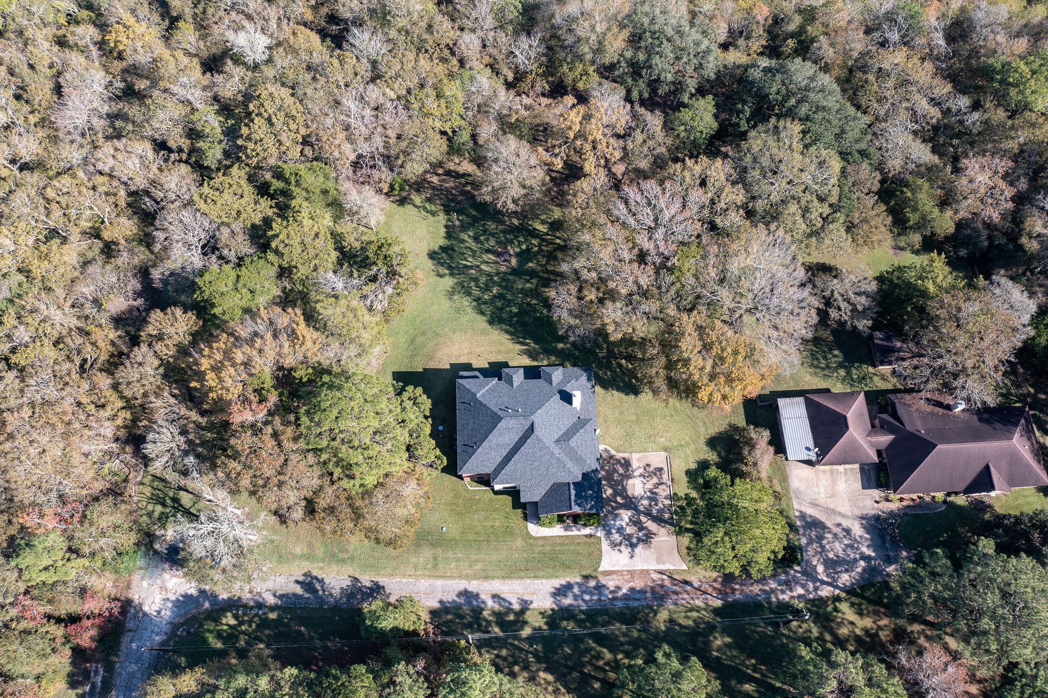 507 Oaks Grande Road Baytown, TX 77523 - Photo 41 of 50 an aerial view of house with yard swimming pool and outdoor seating
