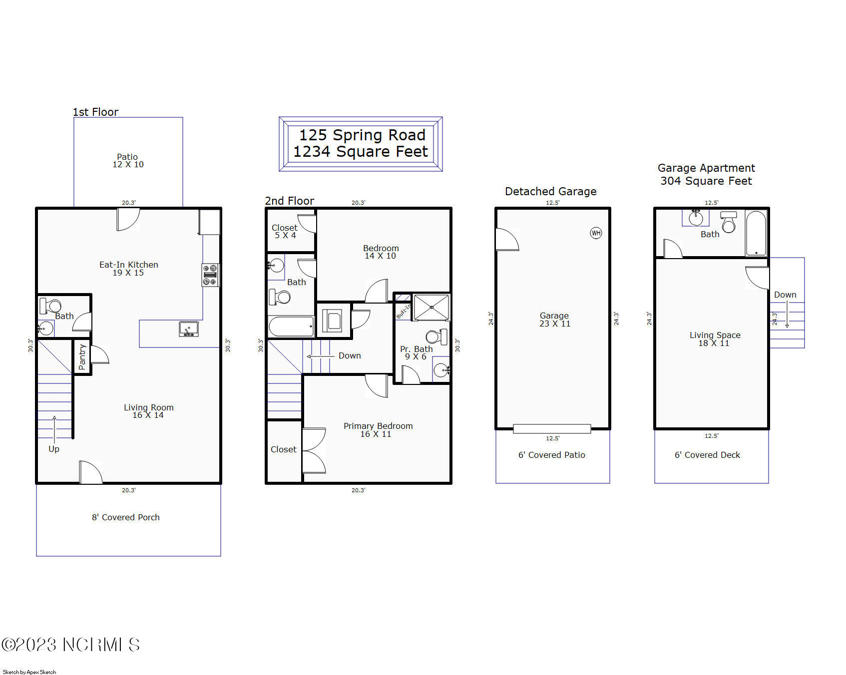 127 Spring Road Wilmington, NC 28401 - Photo 39 of 39 127 Spring Road floor plan