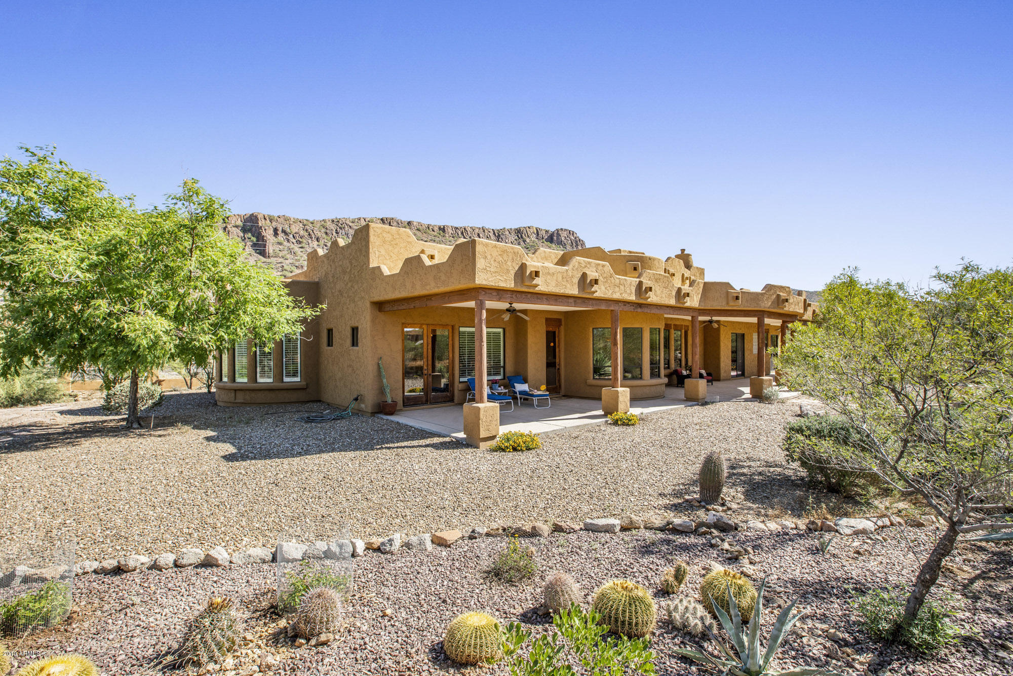 42420 North New River Road Phoenix, AZ 85086 - Photo 33 of 36 Back of Home of Nearly One Acre