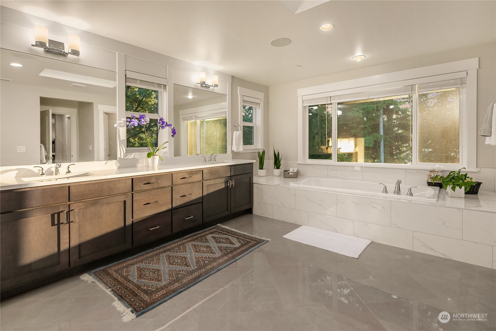 17221 93rd Place Northeast Bothell, WA 98011 - Photo 18 of 32 a large bathroom with a large tub and sink