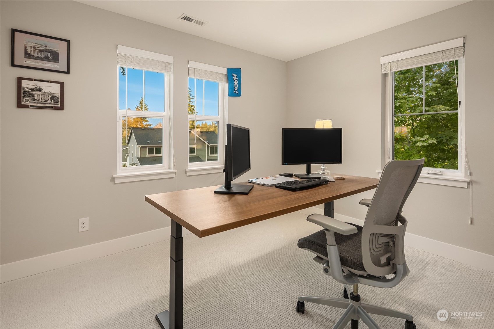 17221 93rd Place Northeast Bothell, WA 98011 - Photo 23 of 32 a view of a workspace with furniture and a window