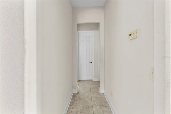 a view of a room with door