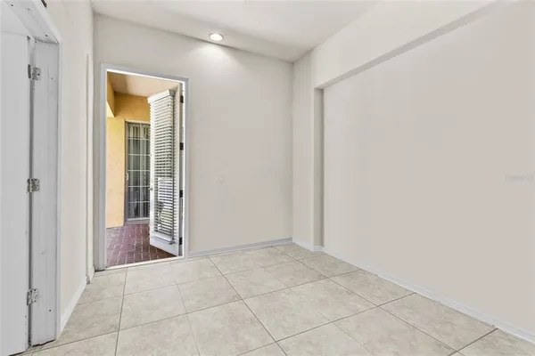 a view of an empty room
