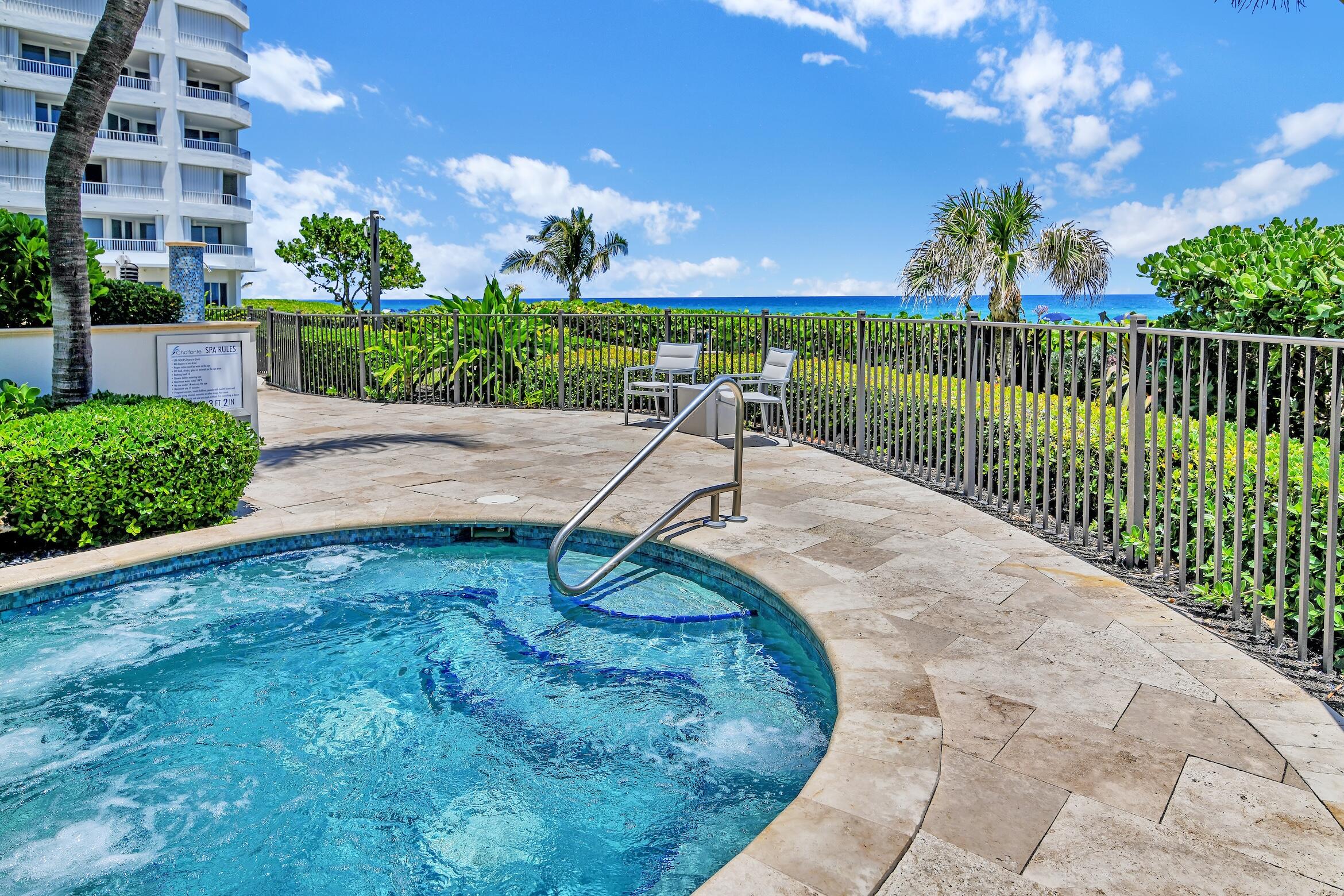 550 South Ocean Boulevard, Unit PH06 Boca Raton, FL 33432 - Photo 48 of 62 a view of a garden