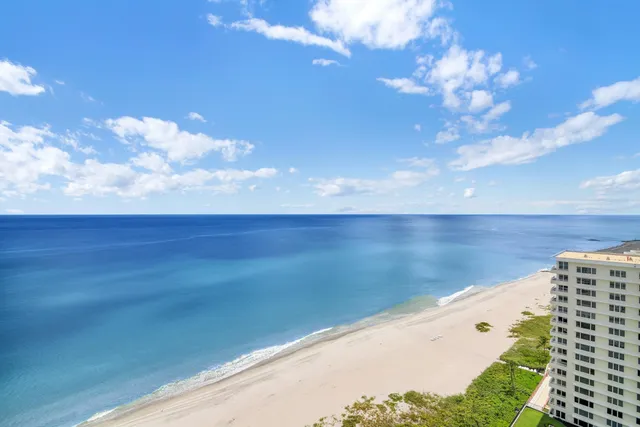 a view of a balcony with city view