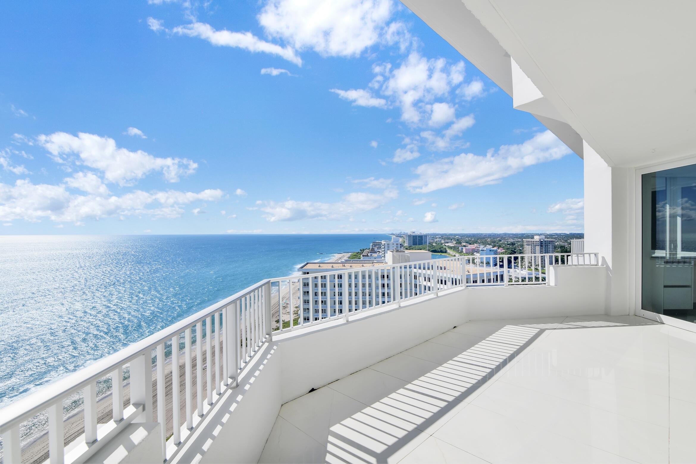 550 South Ocean Boulevard, Unit PH06 Boca Raton, FL 33432 - Photo 10 of 62 a view of balcony with furniture