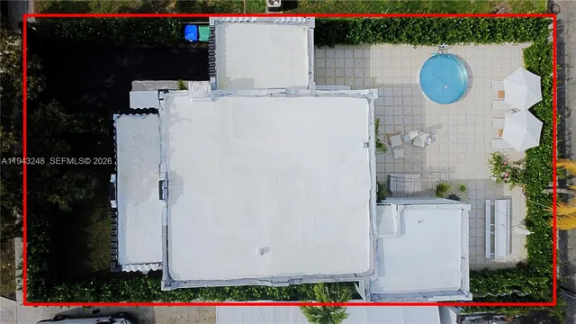 a backyard of a house