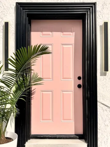 a view of front door