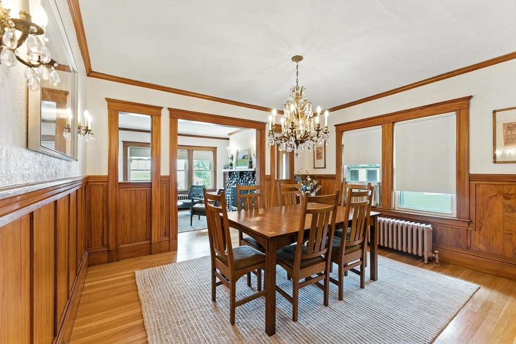 29 Hillcrest Circle, Unit 2 Watertown, MA 02472 - Photo 10 of 36 a view of a dining room with furniture window and wooden floor