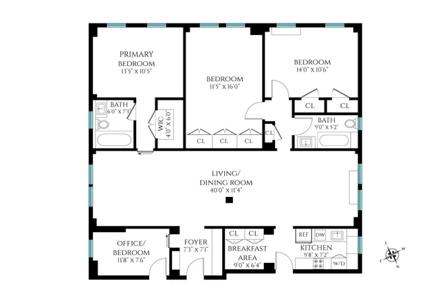$1,995,000 | 320 West 89th Street, Unit 3CD | Upper West Side