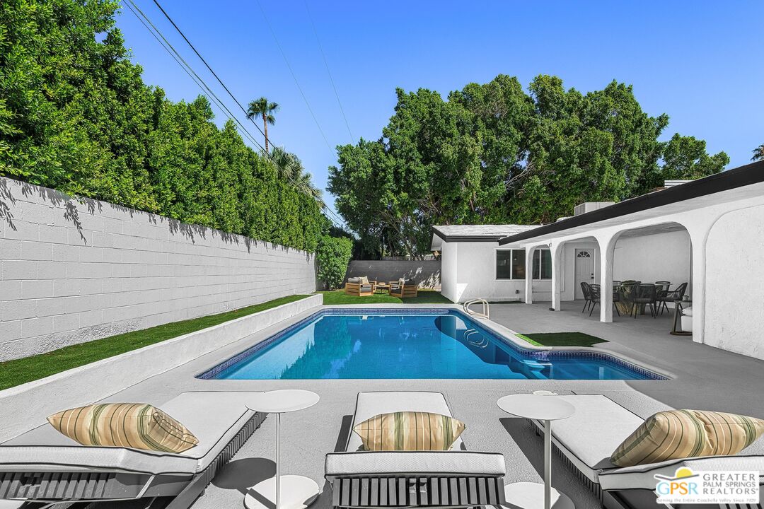 1433 North Fiesta Road Palm Springs, CA 92262 - Photo 28 of 30 a view of a house with pool