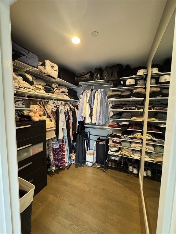 278 West Fifth Street, Unit 1 Boston, MA 02127 - Photo 16 of 22 a view of walk in closet with clothes and shoes