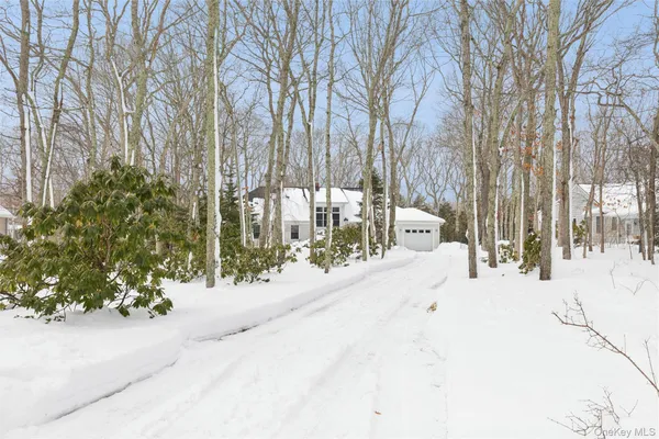 a view of a backyard of the house