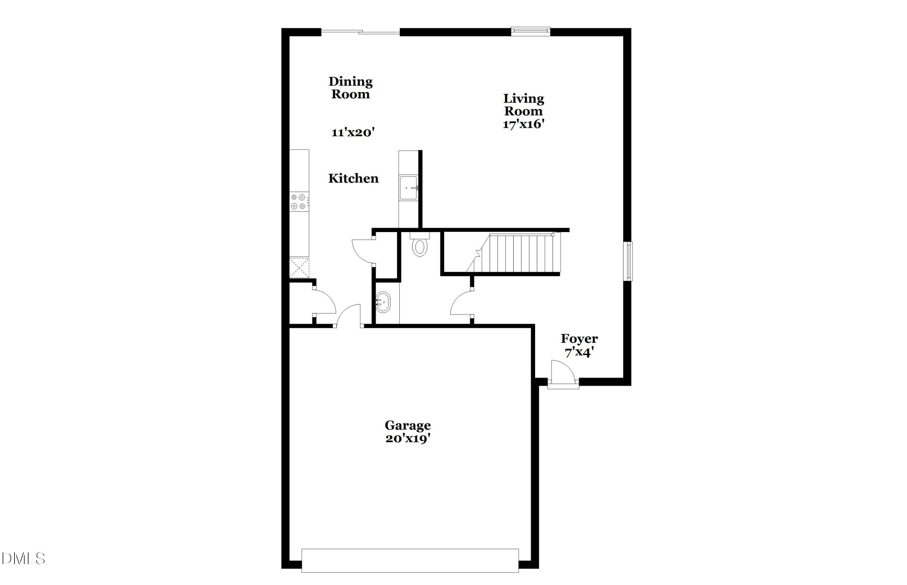 209 Indian Summer Street Zebulon, NC 27597 - Photo 16 of 17 a picture of a wall with a white refrigerator and a microwave