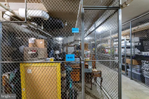 a view of storage and utility room