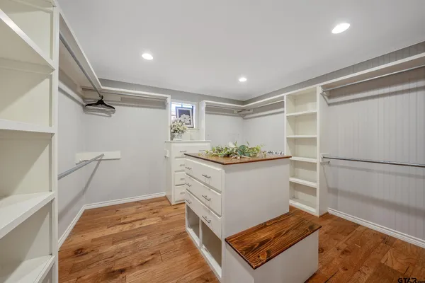 a room with storage and utility