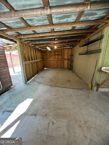 a view of a field with a big yard