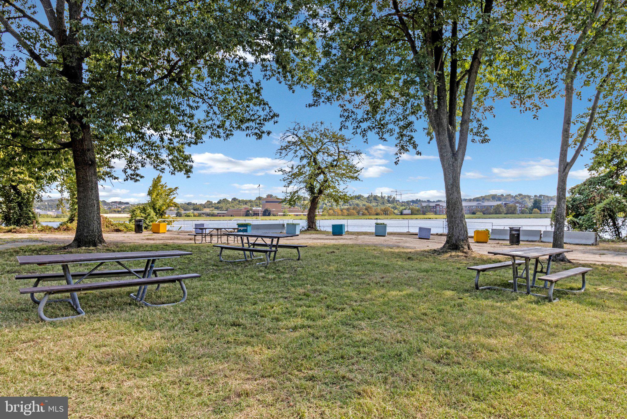 88 V Street Southwest, Unit 801 Washington, DC 20024 - Photo 57 of 58 a view of a lake with outdoor seating