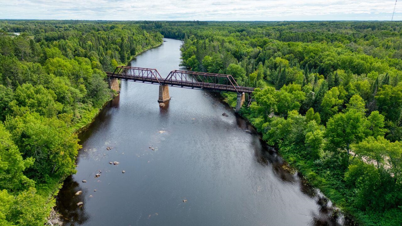 112 Highway 71 Big Falls, MN 56627 - Photo 32 of 35 Drone / aerial view of a forest and a nearby body of water