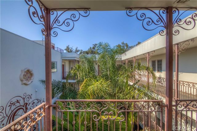 a view of street sign