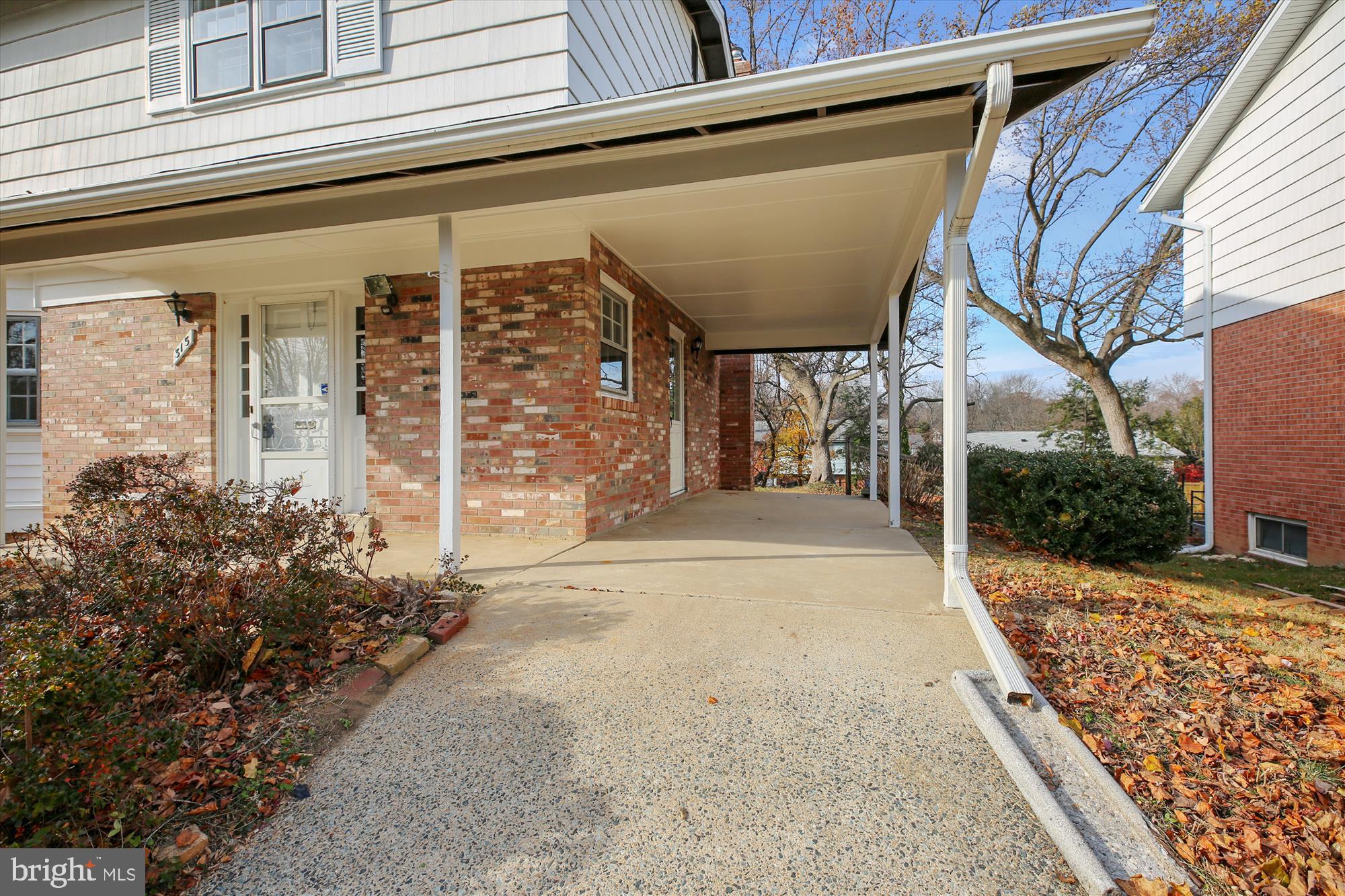 315 Hannes Street Silver Spring, MD 20901 - Photo 2 of 30 Carport and Covered Porch Entrance
