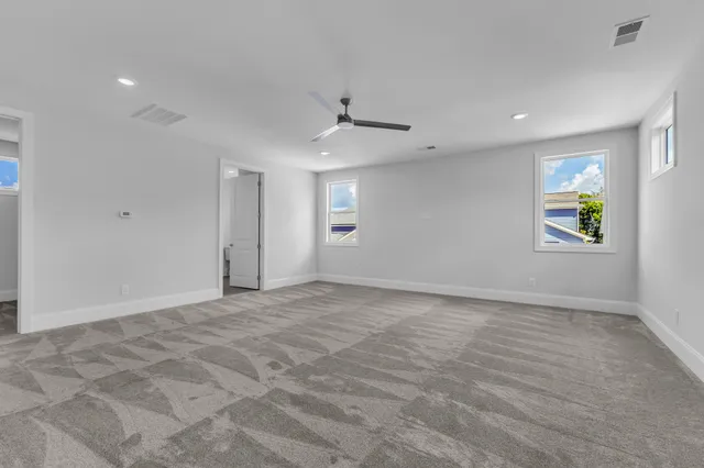 a view of an empty room