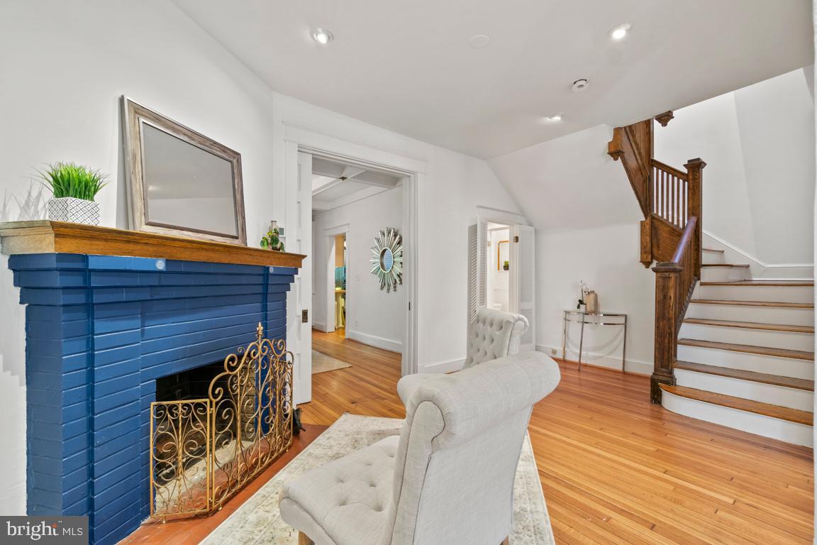 1709 Lanier Place Northwest Washington, DC 20009 - Photo 2 of 47 A cheerful parlor welcomes you home