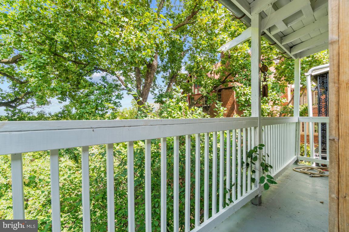 1709 Lanier Place Northwest Washington, DC 20009 - Photo 33 of 47 Catch a breeze on the laundry room deck