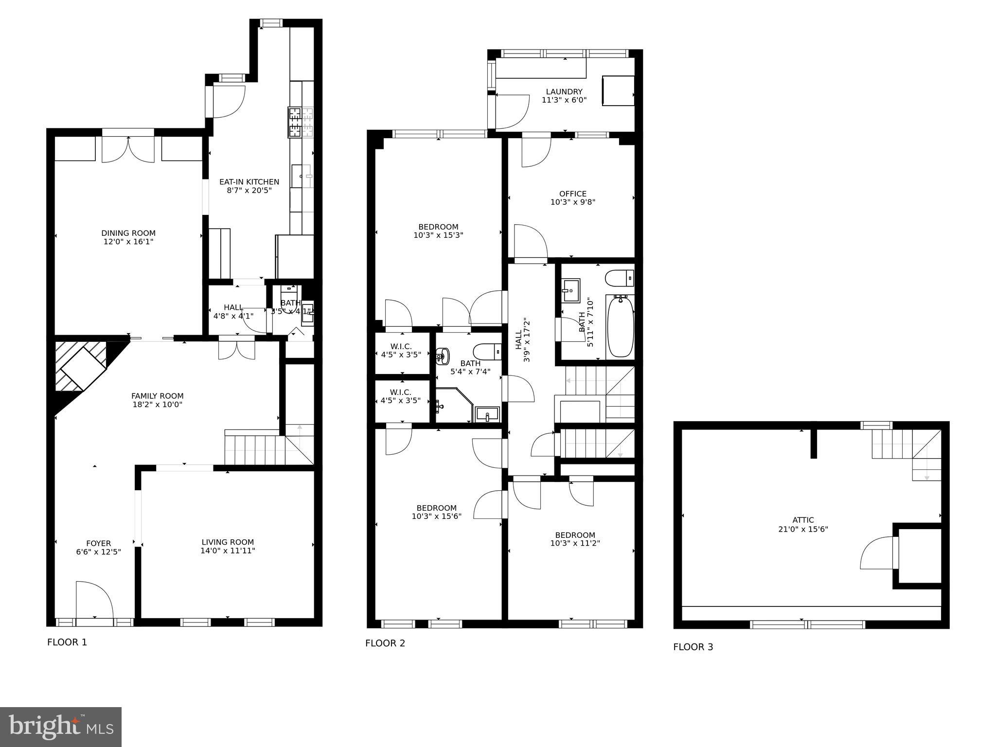 1709 Lanier Place Northwest Washington, DC 20009 - Photo 47 of 47 Main house floor plans
