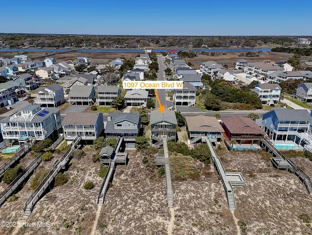 $1,225,000 | 1097 Ocean Boulevard West, Holden Beach, NC 28462