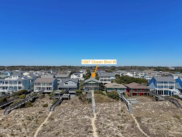 $1,225,000 | 1097 Ocean Boulevard West, Holden Beach, NC 28462