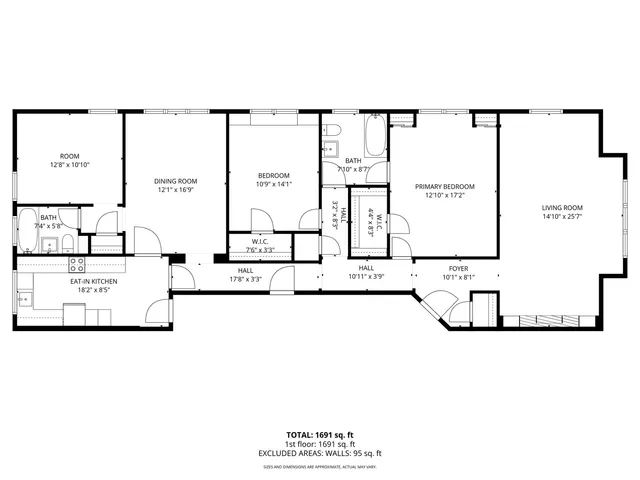 a picture of a floor plan