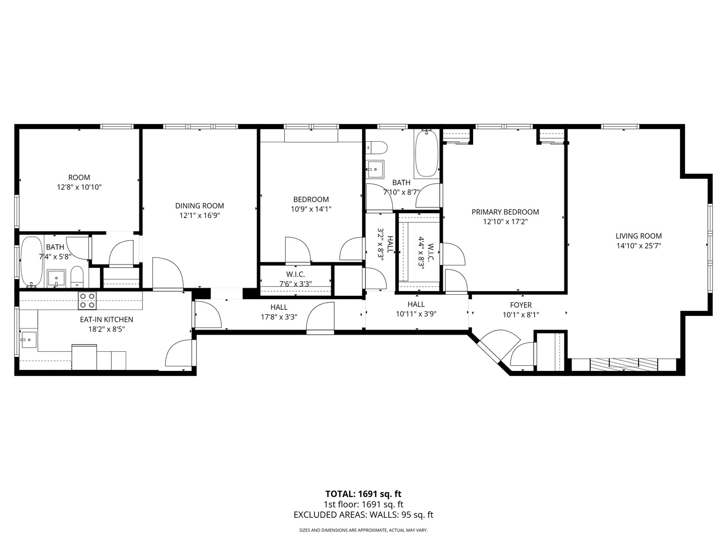 8037 Kenton Avenue, Unit 2S Skokie, IL 60076 - Photo 20 of 20 a picture of a floor plan