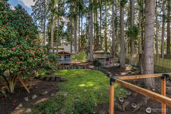 a house view with a sitting space and garden view