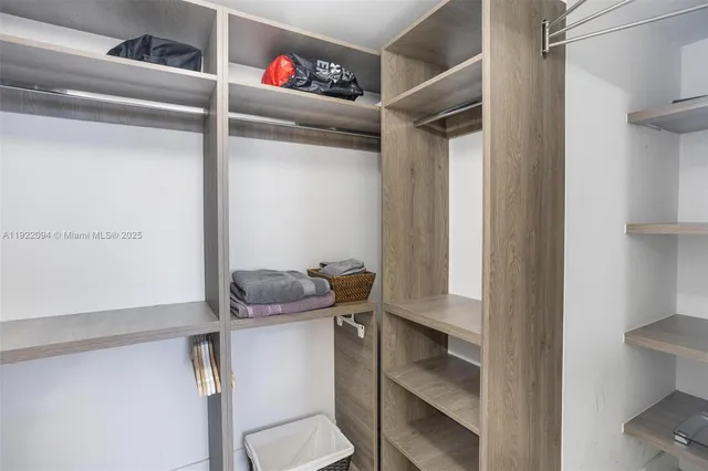 a room with storage and utility